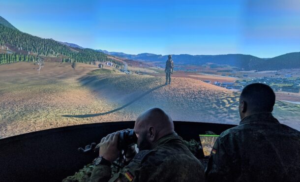 Bagira’s Fire Support Training Simulators Participated in the Multination Bison Strike Exercise in the D-sim ‘t Harde, Netherlands